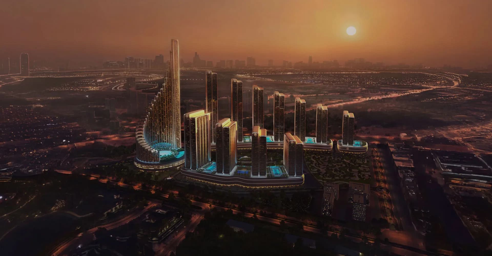 Mercedes Benz Places Binghatti City